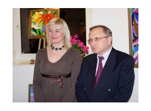 На выставке с послом России в Австрии Станиславом Осадчим. Вена. 2007