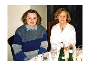 Наталия Панкова и баронесса Смит, член Палаты лордов Великобритании. Лондон. 1998