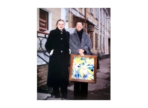 Наталия Панкова и Ирина Хакамада, вице-спикер Госдумы РФ. 2000 г.