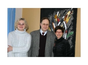Посол США в России Александр Вершбоу и его супруга в студии  Н. Панковой